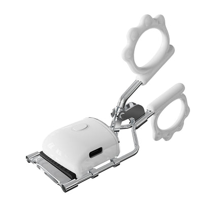 Heated Eyelash Curler with Comb, Rechargeable Battery Powered, Easy Natural Curls, Beauty Tool for Women, Curling